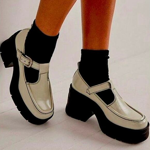 Free People Mayla Platform Mary Jane - Picture 1 of 12